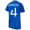 Conjunto/Equipación Croacia Gvardiol 4 Niño Segunda Copa Mundial 2026