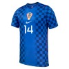 Conjunto/Equipación Croacia Perišić 14 Niño Segunda Copa Mundial 2026