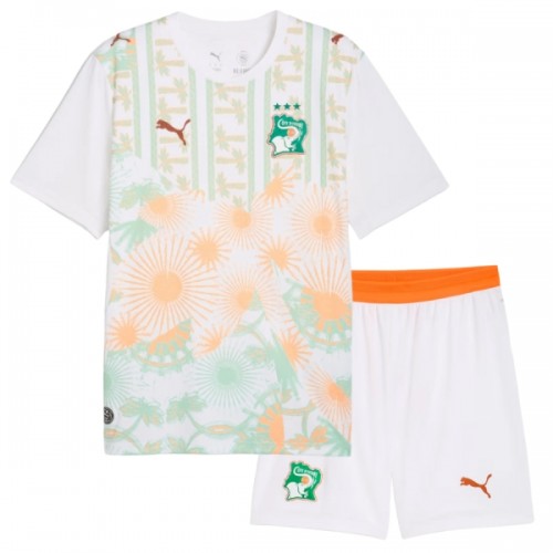 Conjunto/Equipación Costa De Marfil Niño Segunda Copa Mundial 2026 Conjunto/Equipación Costa De Marfil Niño Segunda Copa Mundial 2026