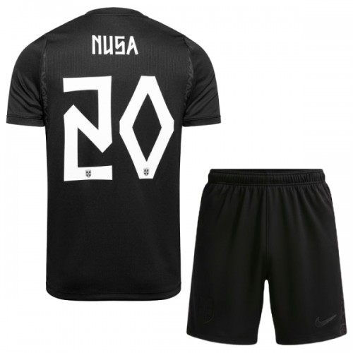 Conjunto/Equipación Noruega Nusa 20 Niño Segunda Copa Mundial 2026 Conjunto/Equipación Noruega Nusa 20 Niño Segunda Copa Mundial 2026