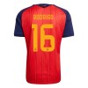 Conjunto/Equipación España 2 Stars Rodrigo 16 Niño Primera Copa Mundial 2026