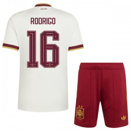 Conjunto/Equipación España 2 Stars Rodrigo 16 Niño Segunda Copa Mundial 2026 Conjunto/Equipación España 2 Stars Rodrigo 16 Niño Segunda Copa Mundial 2026