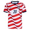 Camiseta Estados Unidos Balogun 20 Primera Copa Mundial 2026
