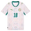 Camiseta Senegal Sarr 18 Primera Copa Mundial 2026