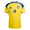 Camiseta Suecia Ayari 18 Primera Copa Mundial 2026