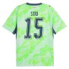 Camiseta Suiza Djibril Sow 15 Segunda Copa Mundial 2026