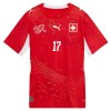 Camiseta Suiza Vargas 17 Primera Copa Mundial 2026
