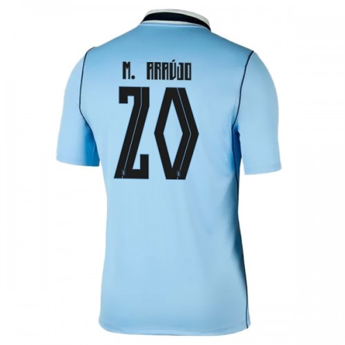 Camiseta Uruguay Maximiliano Araujo 20 Primera Copa Mundial 2026 Camiseta Uruguay Maximiliano Araujo 20 Primera Copa Mundial 2026
