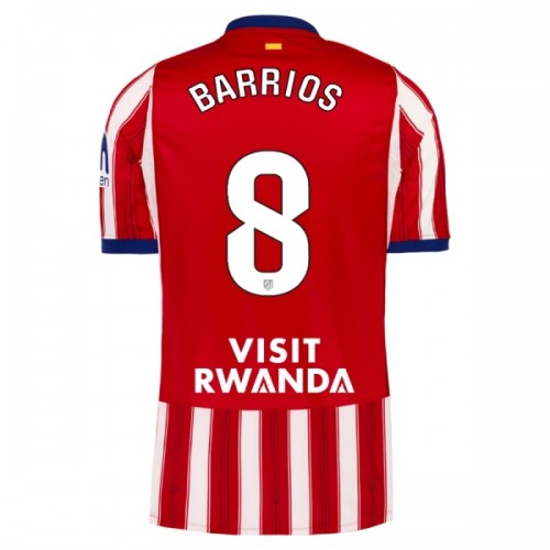 Camiseta Atlético Madrid Barrios 8 Primera 2026-27 Camiseta Atlético Madrid Barrios 8 Primera 2026-27