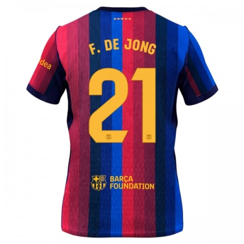 Camiseta FC Barcelona Frenkie de Jong 21 Primera 2026-27 Camiseta FC Barcelona Frenkie de Jong 21 Primera 2026-27