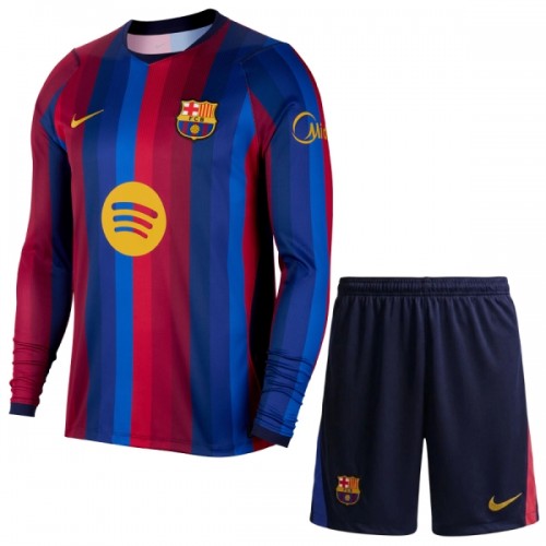 Conjunto/Equipación FC Barcelona Niño Primera 2026-27 - Manga Larga Conjunto/Equipación FC Barcelona Niño Primera 2026-27 - Manga Larga