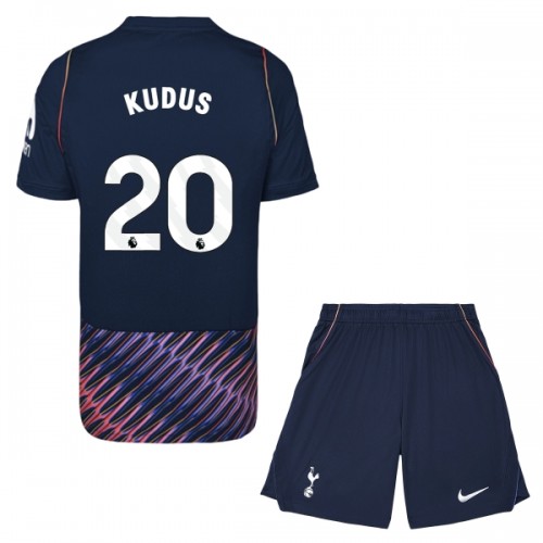 Conjunto/Equipación Tottenham Hotspur Kudus 20 Niño Segunda 2026-27 Conjunto/Equipación Tottenham Hotspur Kudus 20 Niño Segunda 2026-27