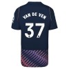 Conjunto/Equipación Tottenham Hotspur Van De Ven 37 Niño Segunda 2026-27