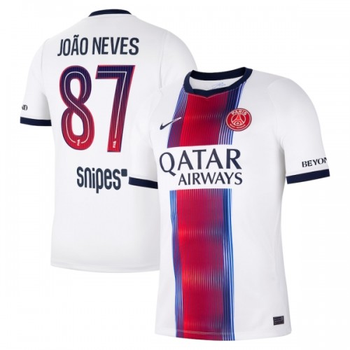 Camiseta Paris Saint-Germain Joao Neves 87 Segunda 2026-27 Camiseta Paris Saint-Germain Joao Neves 87 Segunda 2026-27