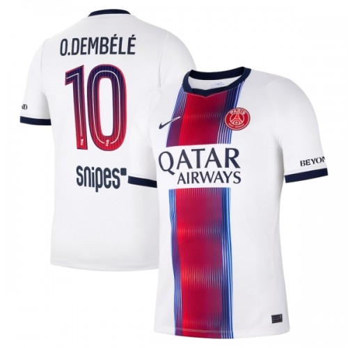 Camiseta Paris Saint-Germain O. Dembele 10 Segunda 2026-27 Camiseta Paris Saint-Germain O. Dembele 10 Segunda 2026-27