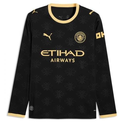 Camiseta Manchester City Segunda 2026-27 - Manga Larga Camiseta Manchester City Segunda 2026-27 - Manga Larga