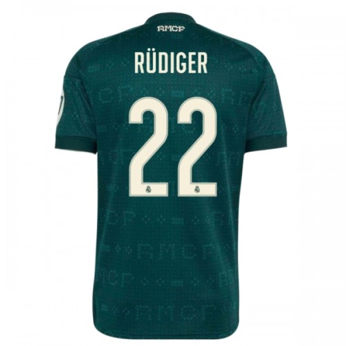 Camiseta Real Madrid Rudiger 22 Segunda 2026-27 Camiseta Real Madrid Rudiger 22 Segunda 2026-27