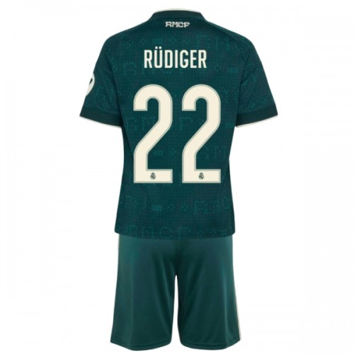 Conjunto/Equipación Real Madrid Rudiger 22 Niño Segunda 2026-27 Conjunto/Equipación Real Madrid Rudiger 22 Niño Segunda 2026-27