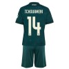Conjunto/Equipación Real Madrid Tchouameni 14 Niño Segunda 2026-27