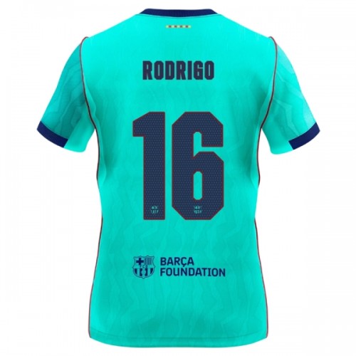Camiseta FC Barcelona Rodrigo 16 Tercera 2026-27 Camiseta FC Barcelona Rodrigo 16 Tercera 2026-27