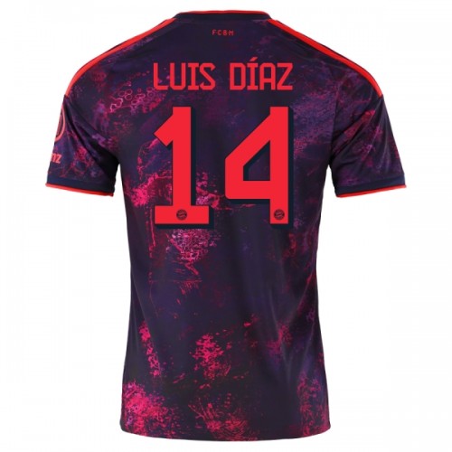 Camiseta FC Bayern de Múnich Luis Diaz 14 Tercera 2026-27 Camiseta FC Bayern de Múnich Luis Diaz 14 Tercera 2026-27