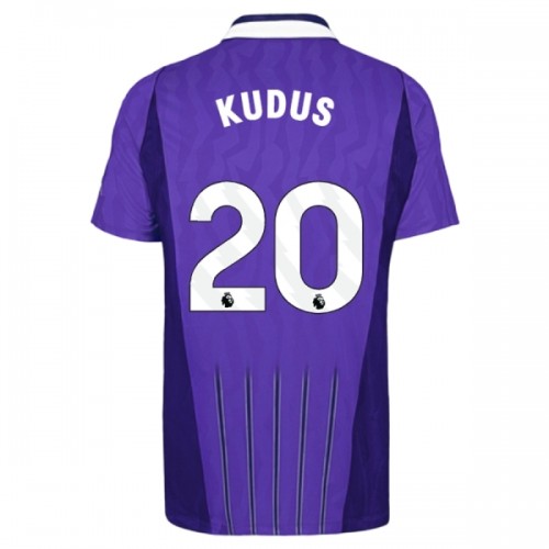 Camiseta Tottenham Hotspur Kudus 20 Tercera 2026-27 Camiseta Tottenham Hotspur Kudus 20 Tercera 2026-27