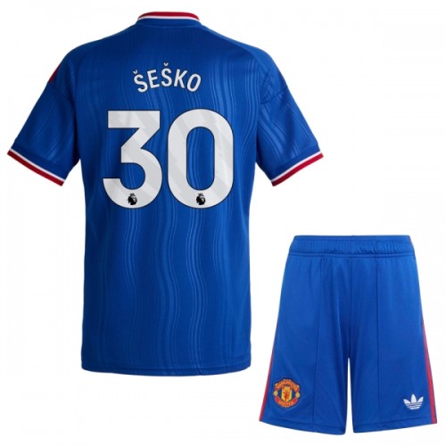 Conjunto/Equipación Manchester United Sesko 30 Niño Segunda 2026-27 Conjunto/Equipación Manchester United Sesko 30 Niño Segunda 2026-27