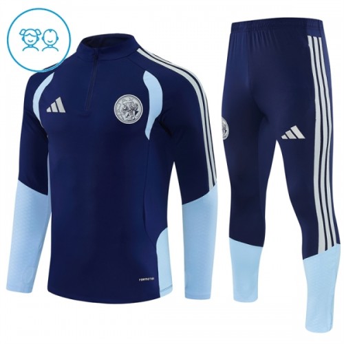 Ajax Niño Sudadera De Entrenamiento 1/4-Zip 2026-27 Azul Ajax Niño Sudadera De Entrenamiento 1/4-Zip 2026-27 Azul