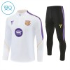 Barcelona Niño Sudadera De Entrenamiento 1/4-Zip 2026-27 Blanca Barcelona Niño Sudadera De Entrenamiento 1/4-Zip 2026-27 Blanca