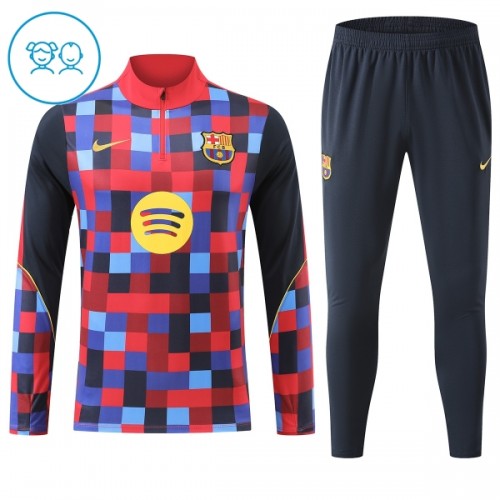Barcelona Niño Sudadera De Entrenamiento 1/4-Zip 2026-27 Roja Barcelona Niño Sudadera De Entrenamiento 1/4-Zip 2026-27 Roja