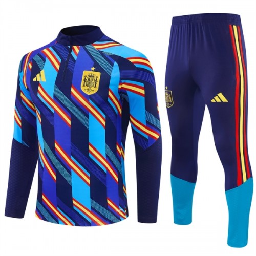 España Sudadera De Entrenamiento 1/4-Zip 2026-27 Azul España Sudadera De Entrenamiento 1/4-Zip 2026-27 Azul