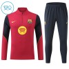 FC Barcelona Niño Sudadera De Entrenamiento 1/4-Zip 2026-27 Roja FC Barcelona Niño Sudadera De Entrenamiento 1/4-Zip 2026-27 Roja