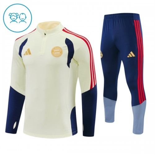 FC Bayern de Múnich Niño Sudadera De Entrenamiento 1/4-Zip 2026-27 Blanca FC Bayern de Múnich Niño Sudadera De Entrenamiento 1/4-Zip 2026-27 Blanca