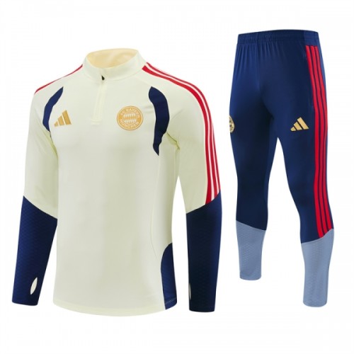 FC Bayern de Múnich Sudadera De Entrenamiento 1/4-Zip 2026-27 Blanca FC Bayern de Múnich Sudadera De Entrenamiento 1/4-Zip 2026-27 Blanca
