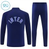Inter Milan Niño Sudadera De Entrenamiento 1/4-Zip 2026-27 Azul