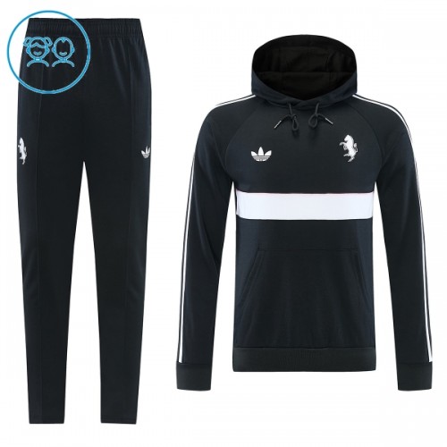 Juventus Hoodie Niño Sudadera De Entrenamiento 2026-27 Negra Juventus Hoodie Niño Sudadera De Entrenamiento 2026-27 Negra