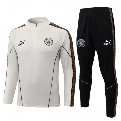 Manchester City Sudadera De Entrenamiento 1/4-Zip 2026-27 Gris Manchester City Sudadera De Entrenamiento 1/4-Zip 2026-27 Gris