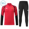 Manchester United Niño Sudadera De Entrenamiento 1/4-Zip 2026-27 Roja