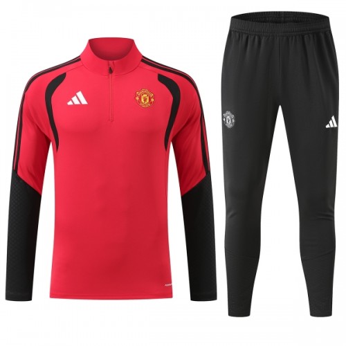 Manchester United Sudadera De Entrenamiento 1/4-Zip 2026-27 Roja Manchester United Sudadera De Entrenamiento 1/4-Zip 2026-27 Roja