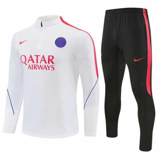 Paris Saint-Germain Sudadera De Entrenamiento 1/4-Zip 2026-27 Blanca Paris Saint-Germain Sudadera De Entrenamiento 1/4-Zip 2026-27 Blanca
