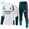 Real Madrid Niño Sudadera De Entrenamiento 1/4-Zip 2026-27 Blanca
