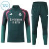 Real Madrid Niño Sudadera De Entrenamiento 1/4-Zip 2026-27 Verde Real Madrid Niño Sudadera De Entrenamiento 1/4-Zip 2026-27 Verde