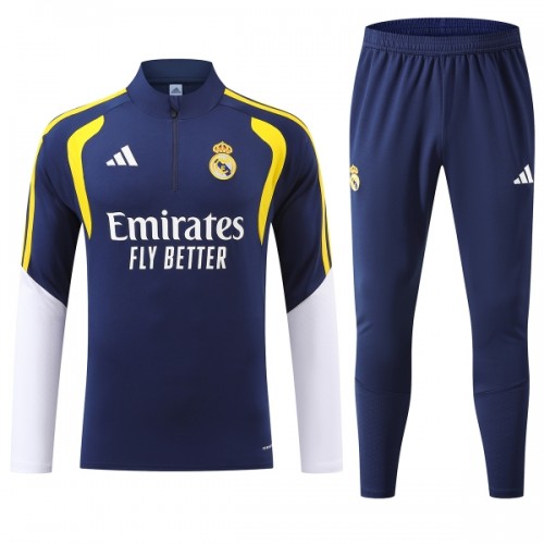 Real Madrid Sudadera De Entrenamiento 1/4-Zip 2026-27 Azul Real Madrid Sudadera De Entrenamiento 1/4-Zip 2026-27 Azul