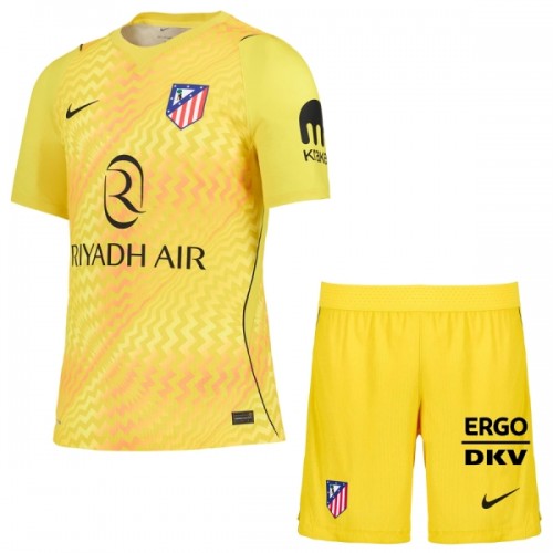 Conjunto/Equipación Portero Atlético Madrid Niño 2026-27 Amarilla Conjunto/Equipación Portero Atlético Madrid Niño 2026-27 Amarilla