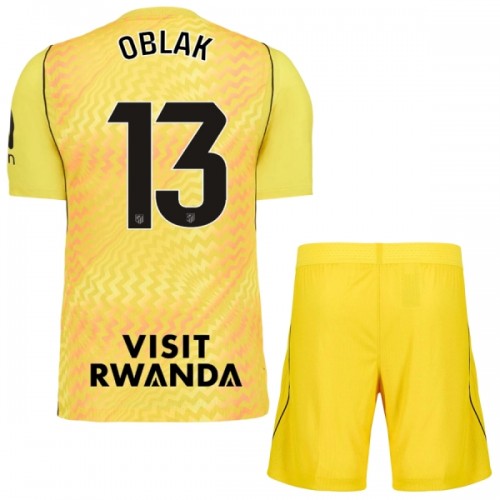 Conjunto/Equipación Portero Atlético Madrid Oblak 13 Niño 2026-27 Amarilla Conjunto/Equipación Portero Atlético Madrid Oblak 13 Niño 2026-27 Amarilla