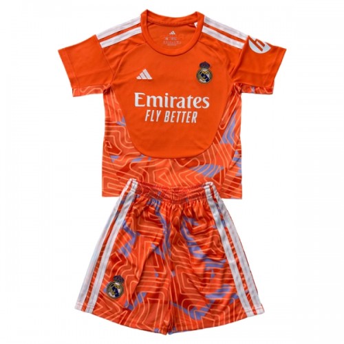 Conjunto/Equipación Portero Real Madrid Orange Version Niño 2026-27 Conjunto/Equipación Portero Real Madrid Orange Version Niño 2026-27