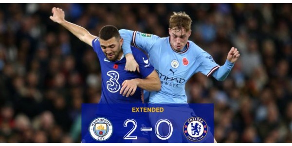 Manchester City 2-0 Chelsea Mahrez tiro libre World Wave
