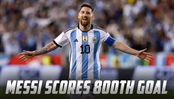 Gol 800 de Messi del primer partido de la Selección Argentina de 3 estrellas