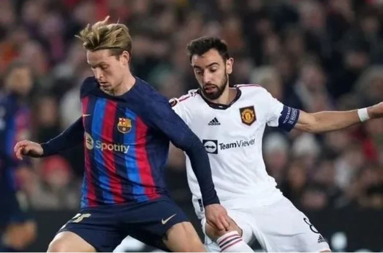 Play-offs de la Europa League, Barcelona empata 2-2 con Manchester United