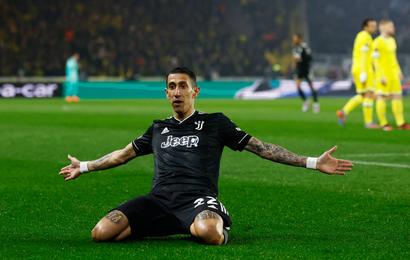 Europa League: Hat-trick de Di María, Juventus venció 3-0 a Nantes